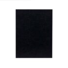 A black rectangular surface against a plain white background.