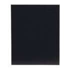 A plain black rectangular surface fills the entire frame, maintaining a uniform appearance without any visible texture or patterns.