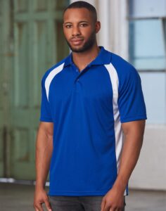 CoolDry micro-mesh contrast colour branded polo shirt
