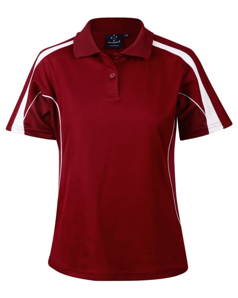 Maroon-white