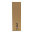 A vertical, rectangular piece of brown cardboard with the word ECOGRAIN printed in black along the lower edge. The cardboard has a plain, untextured appearance.