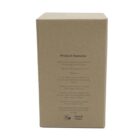 A cardboard product box with text detailing features: stainless steel interior, BPA-free plastic liner, wide mouth, double-wall design, copper lining, and included stainless steel travel spoon. Mirror Finish and BPA Free logos printed at the bottom.