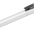 A silver and black ballpoint pen with the branding Carbon Copy on the black clip.