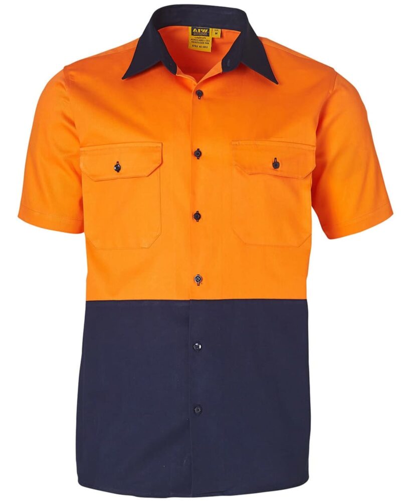 Orange-navy