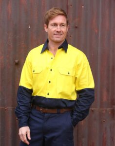 High Vis Cotton Drill Long Sleeve Shirts