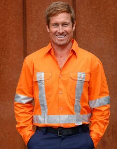 Men's Hi-Vis Long Sleeves Shirt With 3M Tapes