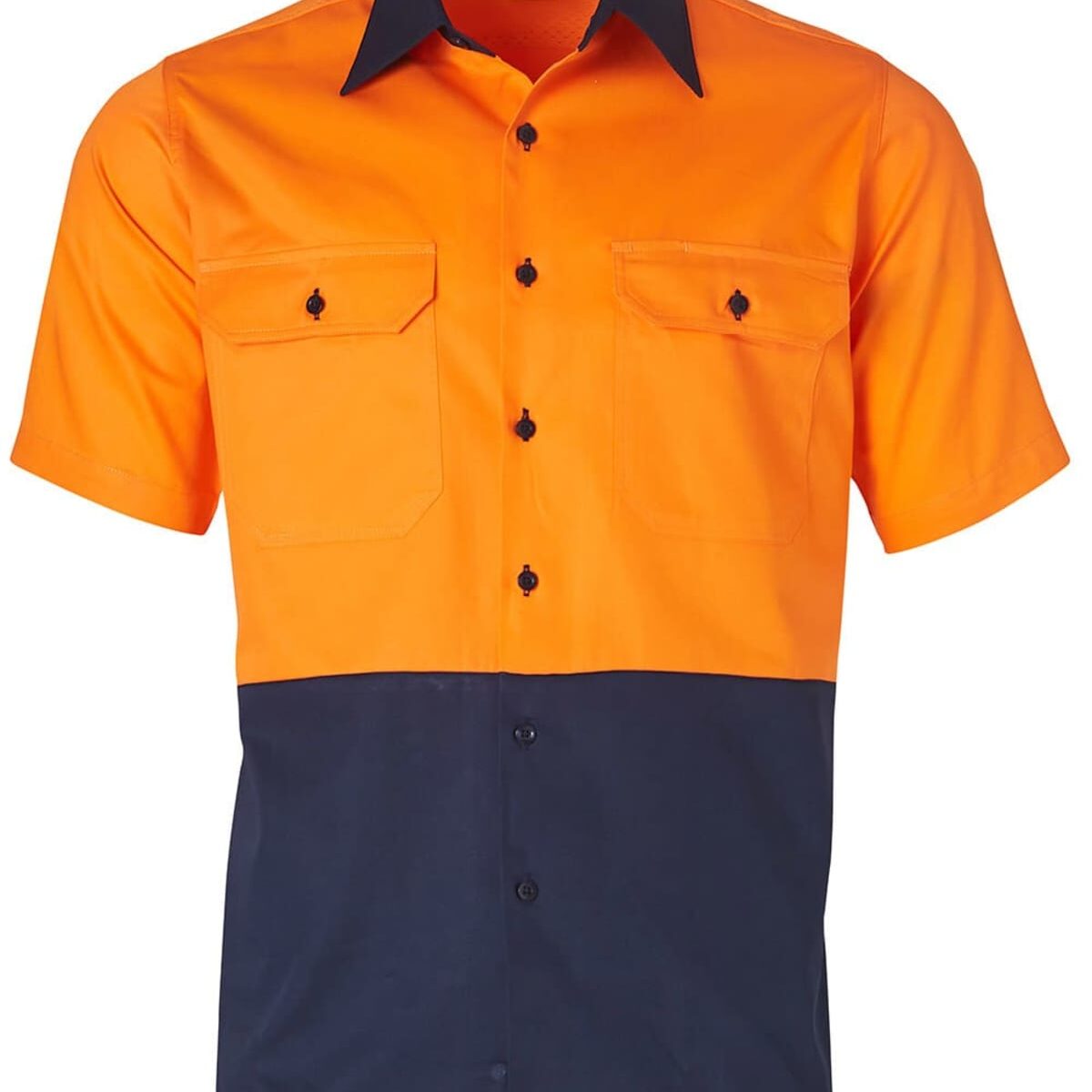 Orange-navy