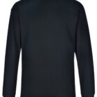 A plain, long-sleeve black t-shirt on a white background. The shirt features a crew neckline and appears to be made from a soft, lightweight fabric.
