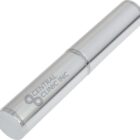 A silver cylindrical pen labeled Central Clinic Inc, featuring a logo with intertwined circles.