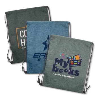 Greg Heather Drawstring Backpacks