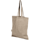 A plain beige tote bag with long handles.