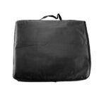 Black rectangular carrying case with a top handle, against a white background.