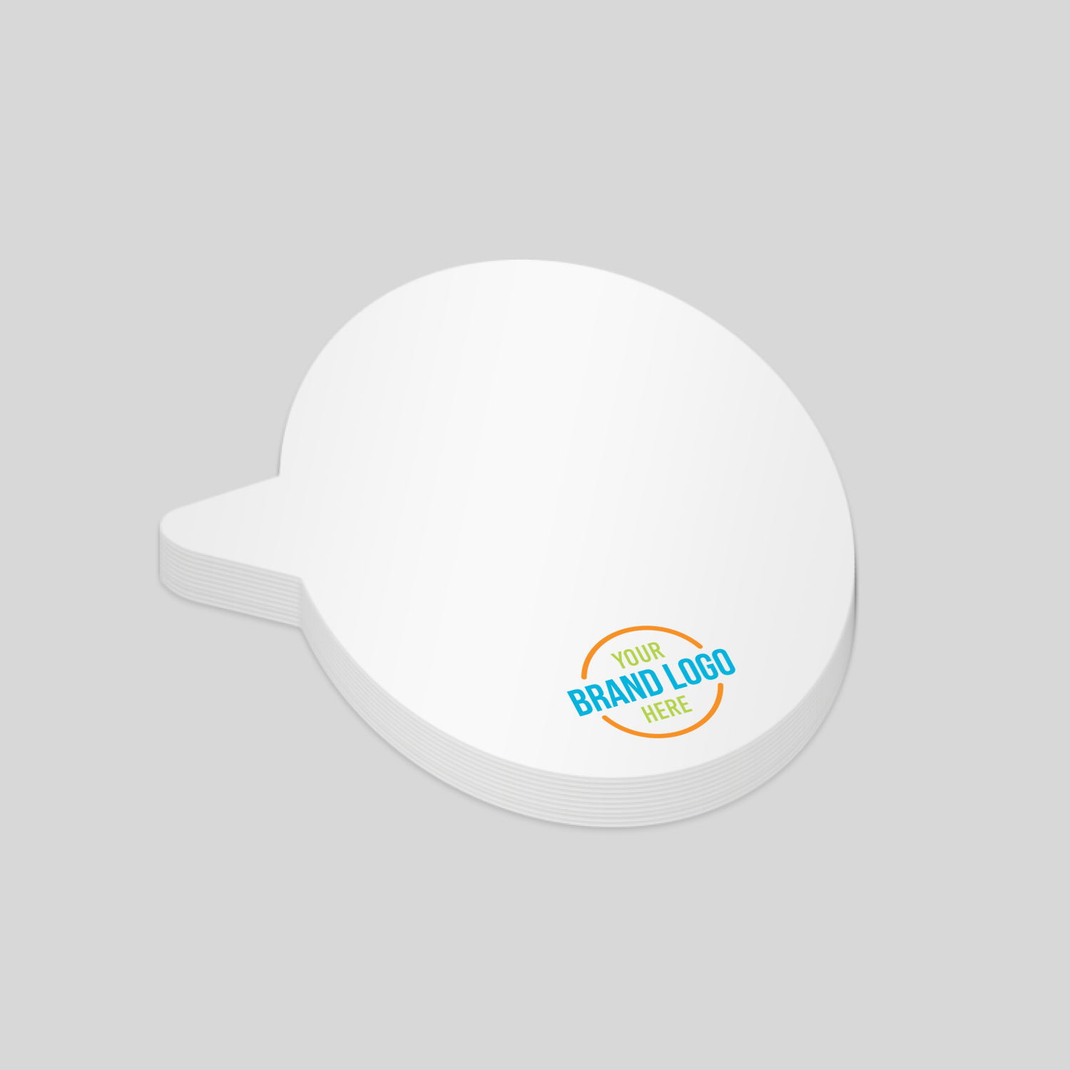 Round Speech Bubble 88mm x 74mm