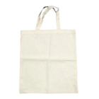 Calico Bag, 38x42cm, short handles, white background.
