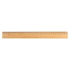 Wooden ruler with centimeter markings from 1 to 30.
