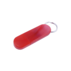 Promotional Red capsule-shaped AK flash drive with keyring