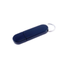 Black USB drive with silver keyring - Promotional Flash Drives