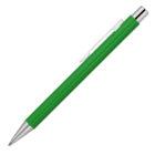 Triumph Ballpoint Pen with green barrel and silver accents displayed on white background.