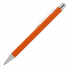 Triumph Ballpoint Pen, orange with silver clip and tip, shown on white background.