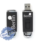 Two Vera Logo USB sticks labeled with company logos