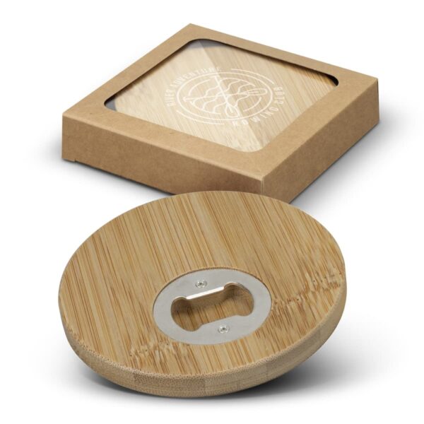 Round Bottle Opener Coaster Set