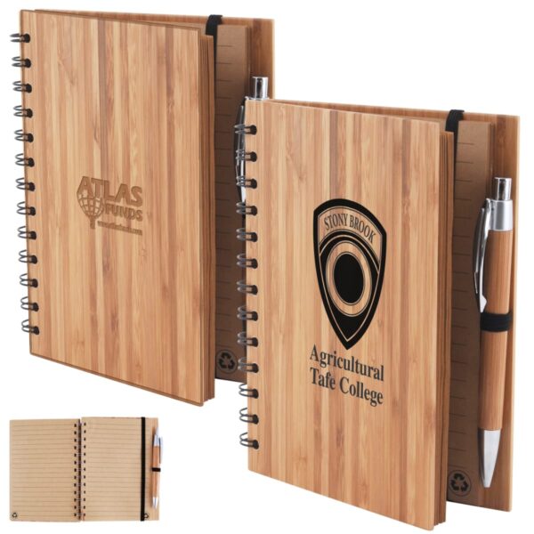 Enviromentally Friendly Bamboo Notebook