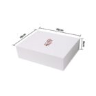 A white rectangular box with the dimensions 26cm by 19cm by 8cm, featuring a red logo on the top that reads After Eden with a small decorative element beneath it.