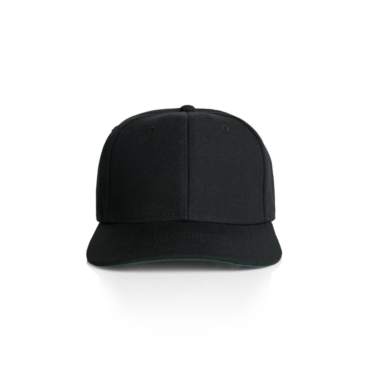 A black baseball cap with a curved visor, displayed against a white background. The cap appears plain, without any visible logos or designs.