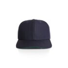 A black baseball cap with a curved brim is shown against a plain white background.