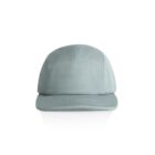 A light blue-green, five-panel cap with a structured brim, photographed against a white background.