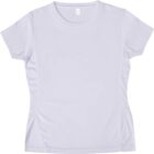 The Supreme Lady Tee is a plain white, short-sleeved, round-neck shirt on a white background, featuring a minimalist design with no visible logos or patterns. The fabric looks smooth and lightweight, ideal for everyday wear.