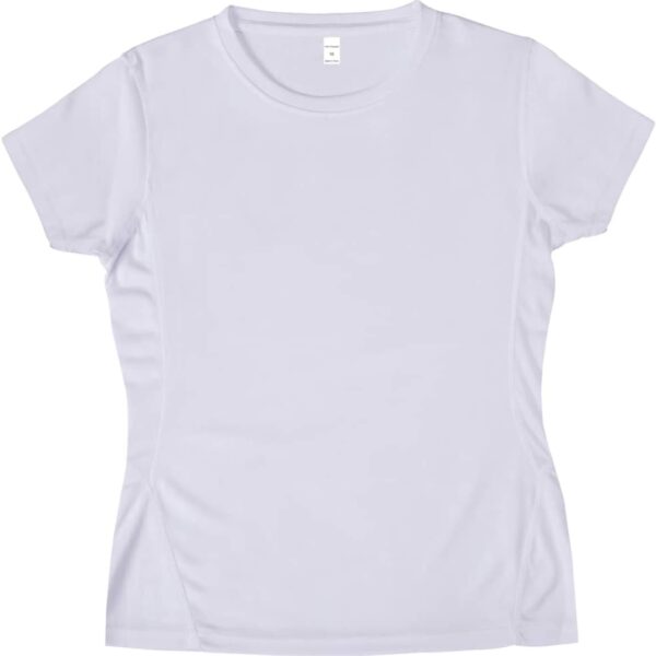 The Supreme Lady Tee is a plain white, short-sleeved, round-neck shirt on a white background, featuring a minimalist design with no visible logos or patterns. The fabric looks smooth and lightweight, ideal for everyday wear.