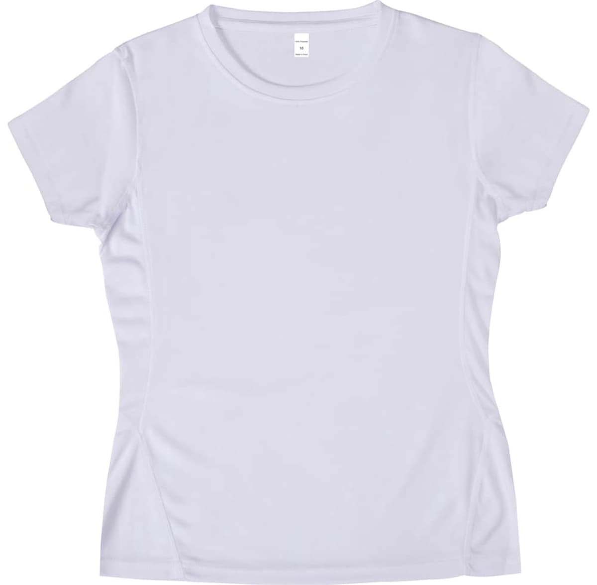 The Supreme Lady Tee is a plain white, short-sleeved, round-neck shirt on a white background, featuring a minimalist design with no visible logos or patterns. The fabric looks smooth and lightweight, ideal for everyday wear.