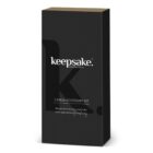 Black rectangular box labeled keepsake collection with Candle Accessory Set in white text. The design includes a large letter K in the background and the tagline Elevate the everyday and make each experience extraordinary.