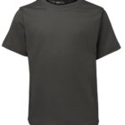 A plain dark green short-sleeve t-shirt displayed against a white background.