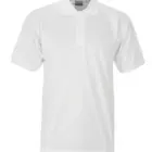 Tasmania Lady Polos: white short-sleeve, collared, 3-button—ideal for Tasmania.