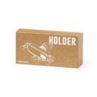 A cardboard box with a printed illustration of a phone holder and the word HOLDER. The box also features the item number 20423.