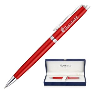 Comet Red CT - Metal Pen Ballpoint Waterman Hemisphere