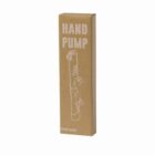 A cardboard box labeled Hand Pump with a sketch of the pump on the front. The item number 20438 is printed at the bottom. The box is upright against a white background.
