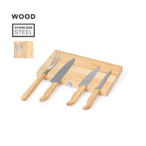 Natural Wood Knife Set