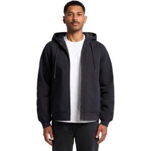 Canvas Bomber Hood Jacket