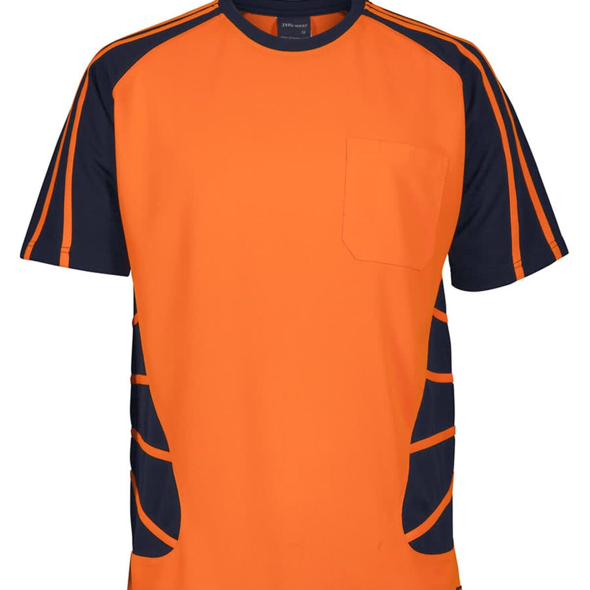 Orange-navy