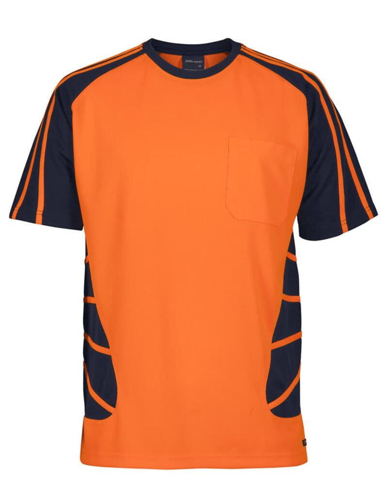 Orange-navy
