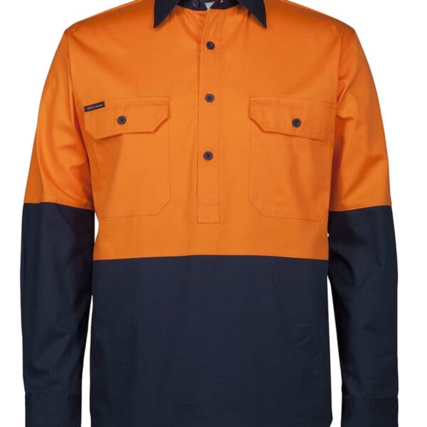 Hi-Vis Essential 150g Long Sleeve Work Shirt
