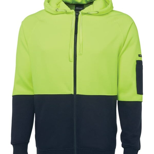 Hi Vis Warm Full Zip Hoodie