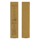Two brown cardboard boxes showing icons for three output connectors: Type-C, iOS, and Micro. The boxes indicate a max output of 2.4A and feature recycling and quality certification logos. Made in China is printed on the boxes.