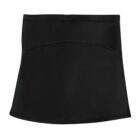 A black swim skirt with a smooth, seamless design. The skirt is shown from the front, with minimal detailing and an even hemline.