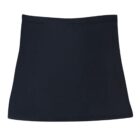 Black waist trainer or slimming belt with a straight-cut top and bottom, designed to fit snugly around the waist area. The fabric appears smooth, emphasizing compression and support.