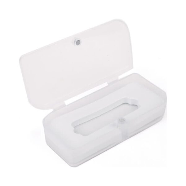 Open PVC Magnetic Hinged Case with a rectangular slot inside.