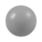 A smooth, spherical gray ball against a white background.